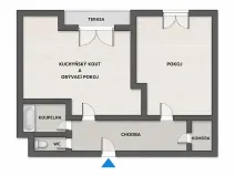 Pronájem bytu 2+kk, Hradec Králové, Ve Stromovce, 59 m2