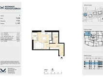 Prodej bytu 1+kk, Praha - Košíře, Leitzova, 37 m2
