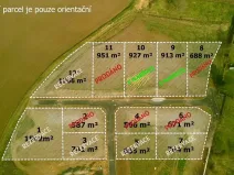 Prodej pozemku pro bydlení, Medlovice, 913 m2