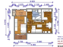 Prodej bytu 2+1, Neratovice, 53 m2