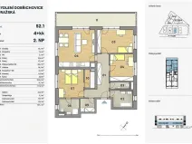 Prodej bytu 4+kk, Dobřichovice, Souběžná, 117 m2