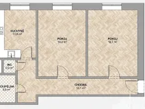 Pronájem bytu 2+1, Praha - Krč, Herálecká IV, 66 m2