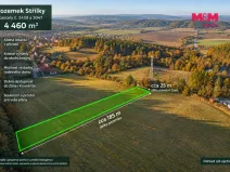 Prodej pozemku pro bydlení, Střílky, 4460 m2