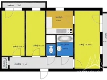 Pronájem bytu 3+1, Kutná Hora, Družební, 67 m2