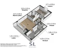 Prodej bytu 2+1, Ústí nad Labem, Žežická, 58 m2
