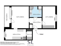 Prodej bytu 2+1, Ústí nad Labem, Žežická, 58 m2