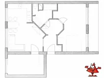 Pronájem bytu 3+kk, Praha - Střížkov, Teplická, 68 m2