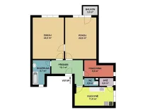 Prodej bytu 2+1, Brno, Příční, 80 m2