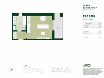 Prodej bytu 1+kk, Praha - Hlubočepy, Silurská, 32 m2