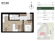 Prodej bytu 2+kk, Praha - Smíchov, Na Plzeňce, 44 m2