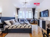 Pronájem bytu 1+kk, Praha - Nové Město, Krakovská, 26 m2