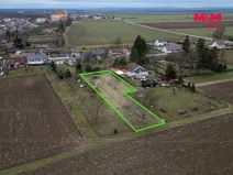 Prodej pozemku pro bydlení, Dub nad Moravou, 1279 m2