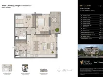 Prodej bytu 3+kk, Praha - Dolní Chabry, Velemínská, 83 m2