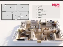Prodej bytu 3+1, Rakovník - Rakovník II, Průběžná, 76 m2