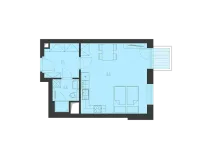 Prodej bytu 1+kk, Brno, Jižní, 36 m2