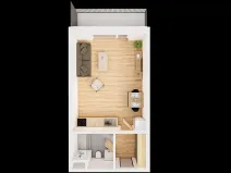 Prodej bytu 1+kk, České Budějovice, Jírovcova, 40 m2