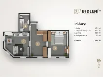 Pronájem bytu 3+kk, Teplice, Havlíčkova, 59 m2
