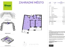 Prodej bytu 3+kk, Praha - Záběhlice, Želivecká, 81 m2