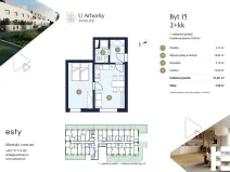 Prodej bytu 2+kk, Praha - Satalice, Za Novákovou zahradou, 36 m2