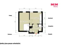 Pronájem bytu 1+1, Plzeň - Východní Předměstí, Slovanská, 32 m2