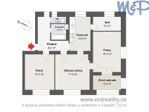 Prodej bytu 3+1, Jihlava, Majakovského, 74 m2