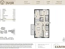 Prodej bytu 4+kk, Praha - Radotín, náměstí Osvoboditelů, 116 m2