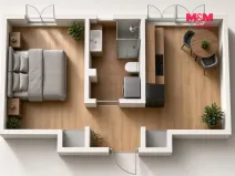 Prodej bytu 2+kk, Chotěvice, 46 m2