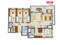 Prodej bytu 5+kk, Praha, Bartůňkova, 106 m2