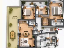 Prodej bytu 4+kk, Burgas, Bulharsko, 183 m2