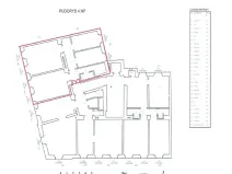 Pronájem kanceláře, Praha - Vinohrady, náměstí Míru, 92 m2