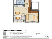 Prodej bytu 1+kk, Praha, Gollové, 34 m2