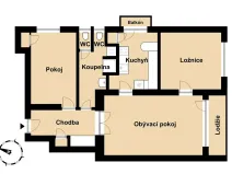 Prodej bytu 3+1, Praha - Nové Město, Ke Karlovu, 91 m2