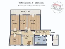 Prodej bytu 4+1, Praha - Nové Město, Národní, 96 m2