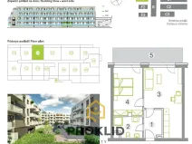 Pronájem bytu 2+kk, Olomouc, Třída Jiřího Pelikána, 57 m2