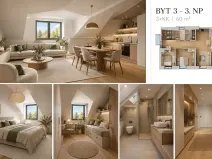 Prodej bytu 3+kk, Praha - Košíře, Nad zámečkem, 60 m2