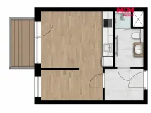 Pronájem bytu 1+kk, Praha - Hostivař, Arnošta Staňka, 34 m2