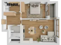 Pronájem bytu 2+kk, Praha - Kamýk, Zimova, 58 m2