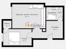 Prodej bytu 2+kk, Praha - Holešovice, Veverkova, 52 m2