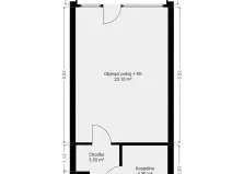 Prodej bytu 1+kk, Praha - Záběhlice, Na Slatince, 31 m2