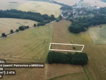 Prodej pole, Miličín, 2474 m2