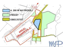 Prodej komerčního pozemku, Komorovice, 4266 m2