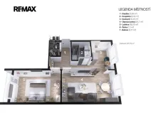 Pronájem bytu 2+1, Chrudim, Palackého třída, 63 m2