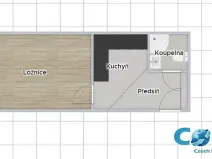 Prodej bytu 1+1, Praha - Karlín, Peckova, 29 m2
