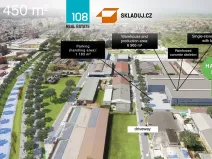 Pronájem skladu, Zlín, Rybníky IV, 3300 m2