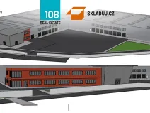 Pronájem skladu, Zápy, 5000 m2