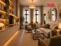Prodej bytu 2+1, Praha - Karlín, Pernerova, 40 m2