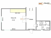 Pronájem bytu 1+kk, Uhlířské Janovice, Václavské náměstí, 26 m2