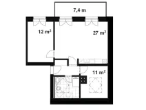Prodej bytu 3+kk, Brno, Provazníkova, 60 m2