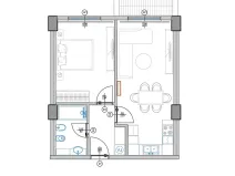Prodej bytu 2+kk, Qerret, Albánie, 58 m2
