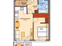 Prodej bytu 2+kk, Praha - Stodůlky, Siemensova, 43 m2